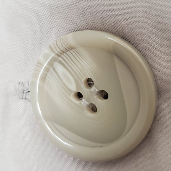 VILA CLOTHING Quality Women's Hooded Trench Coat Jacket Babydoll Loose Fit MED - Picture 10 of 12